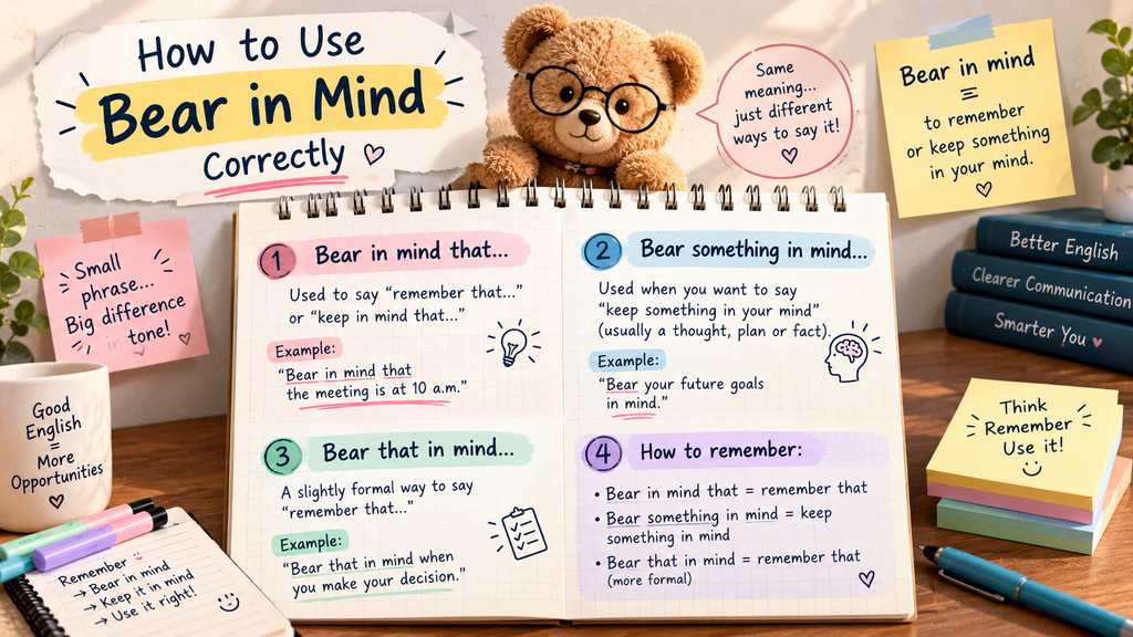 bear in mind or bare in mind