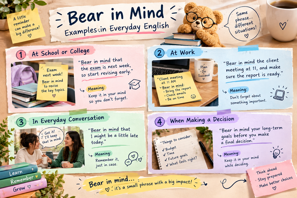 bear in mind or bare in mind